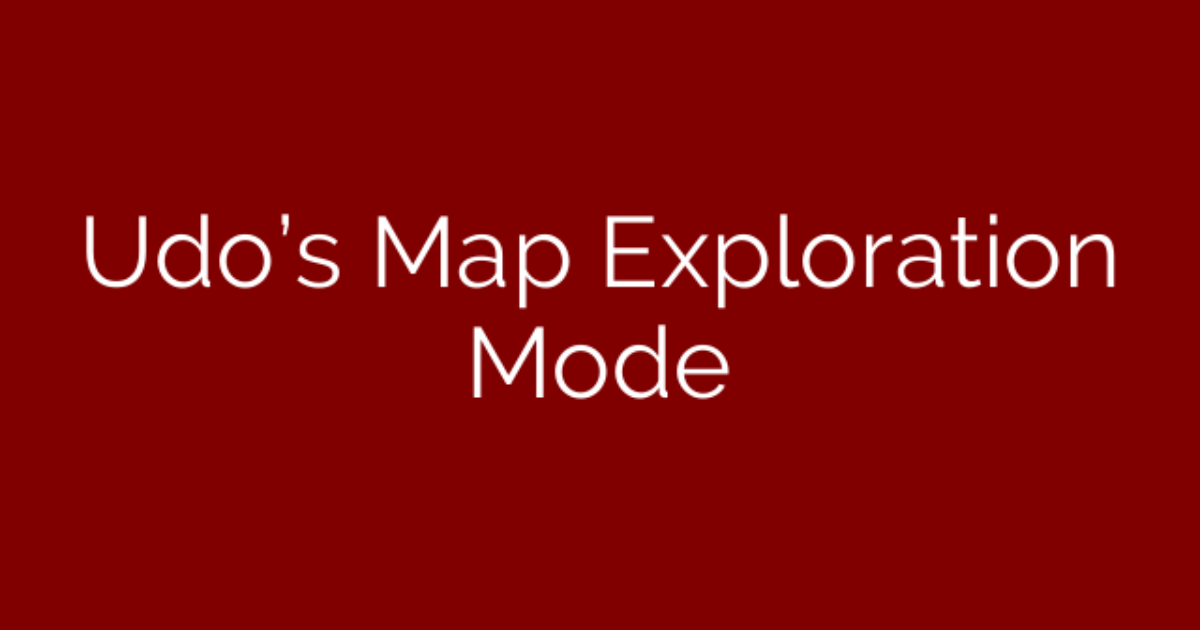 Udo’s Map Exploration Mode – Zombicide Fans